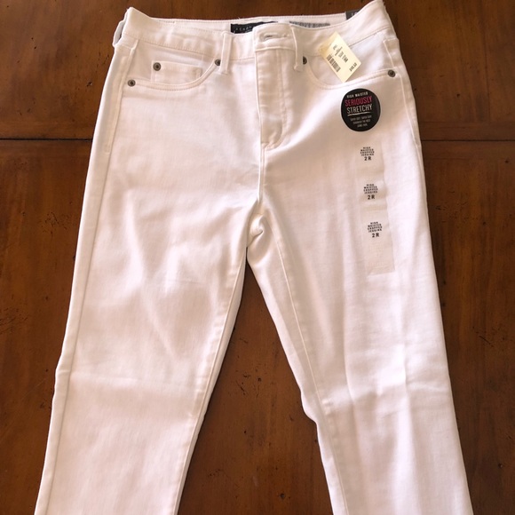 NWT Aeropostale white size2R HWcropped leggings - Picture 2 of 6